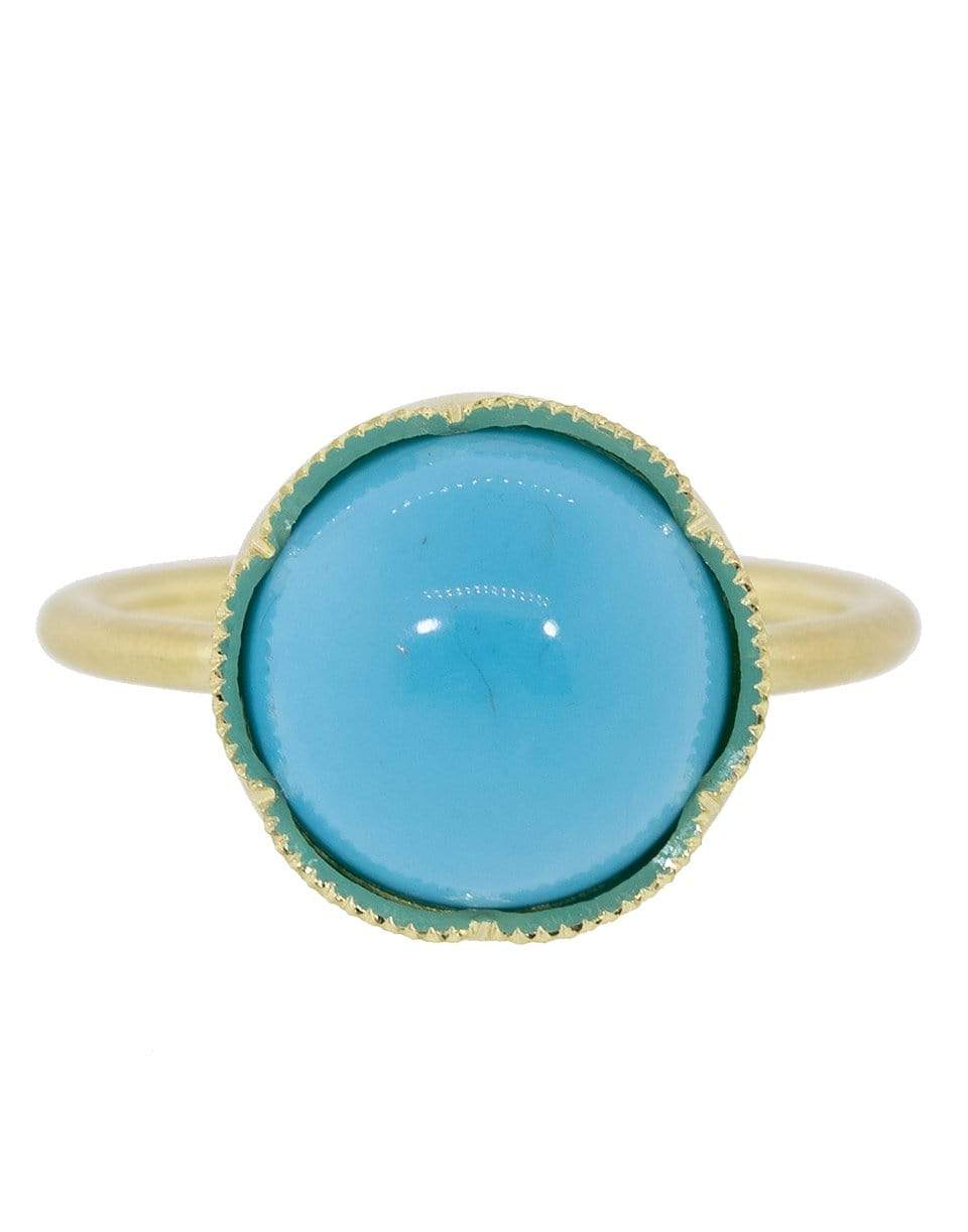 IRENE NEUWIRTH JEWELRY-Kingman Turquoise Ring-YELLOW GOLD