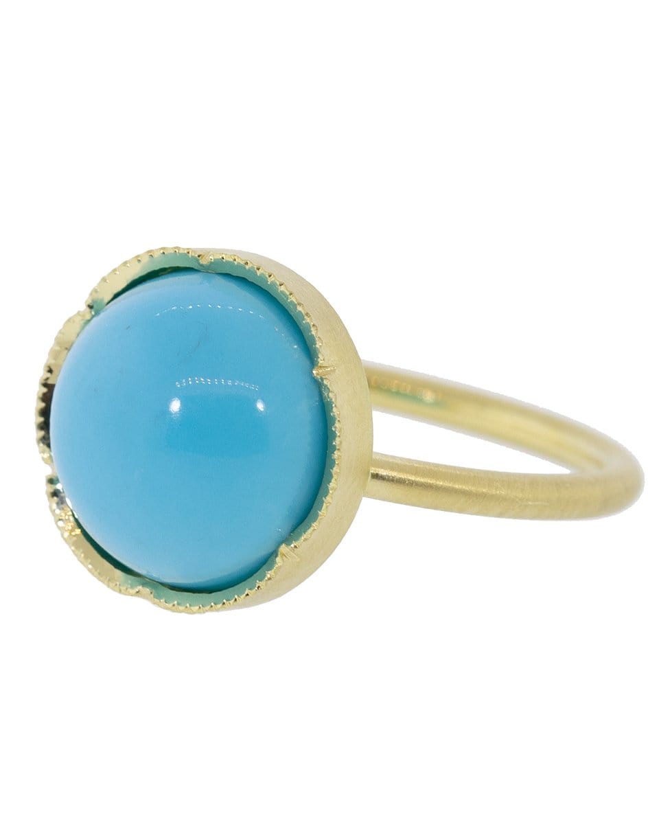IRENE NEUWIRTH JEWELRY-Kingman Turquoise Ring-YELLOW GOLD