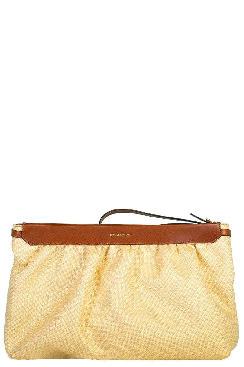 ISABEL MARANT ETOILE-Luz Clutch-NATURAL