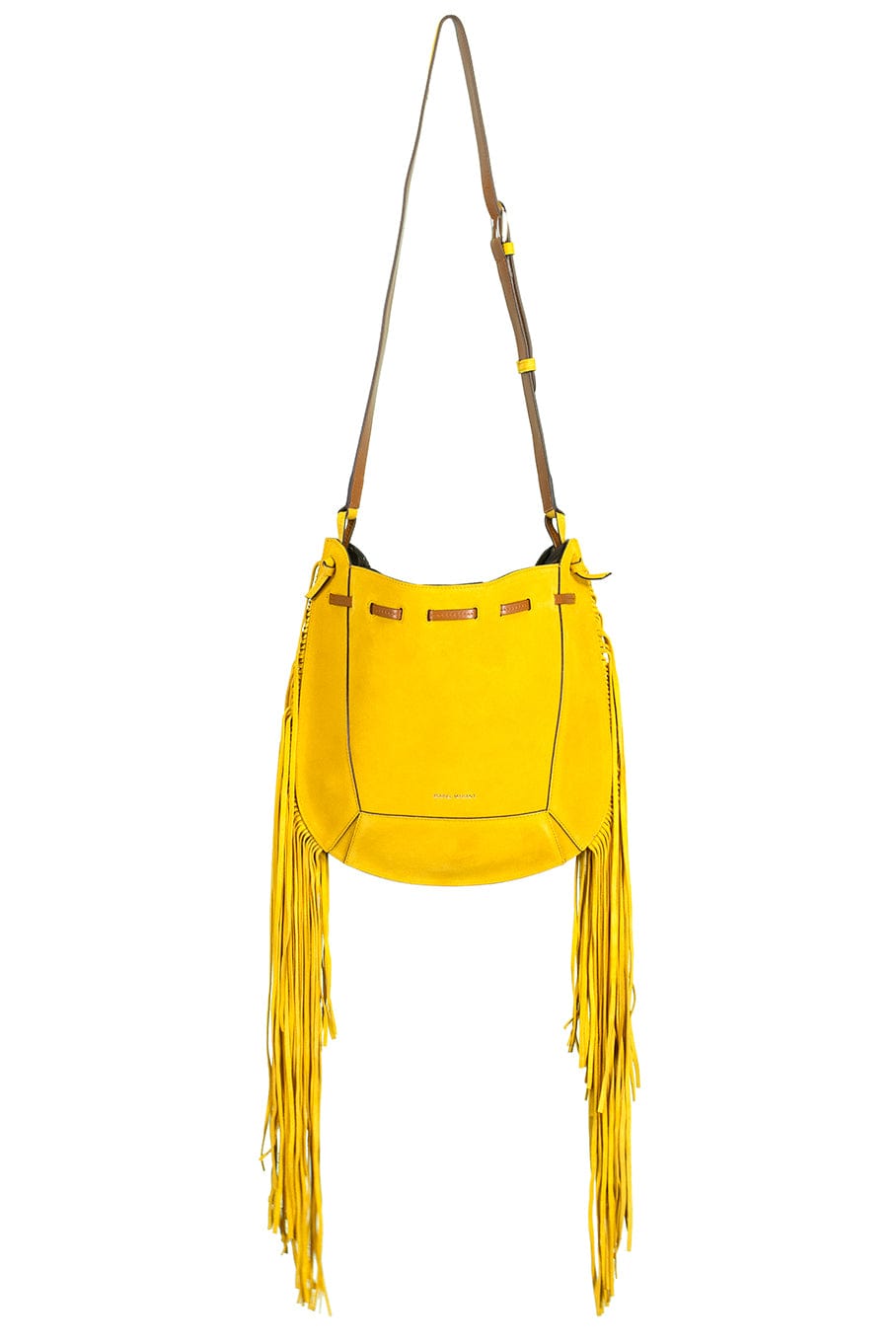 ISABEL MARANT ETOILE-Oskaf Crossbody Bag-YELLOW