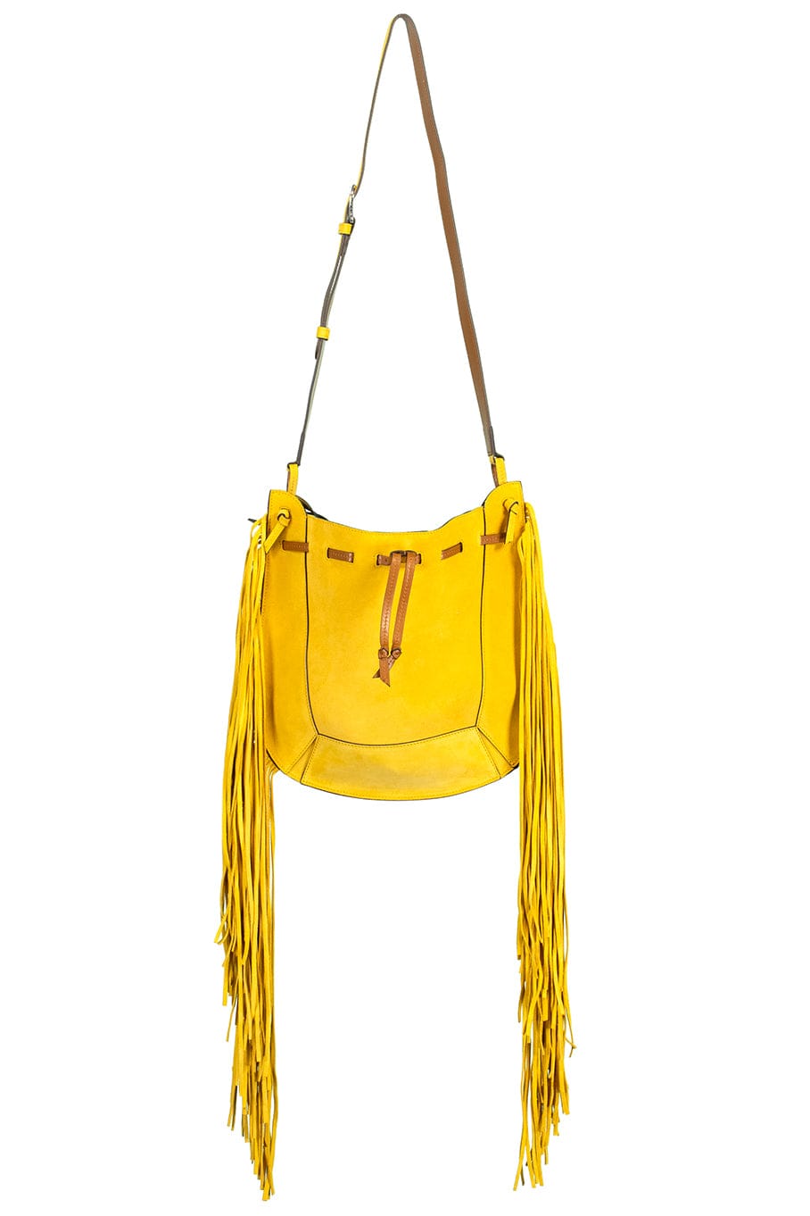 ISABEL MARANT ETOILE-Oskaf Crossbody Bag-YELLOW