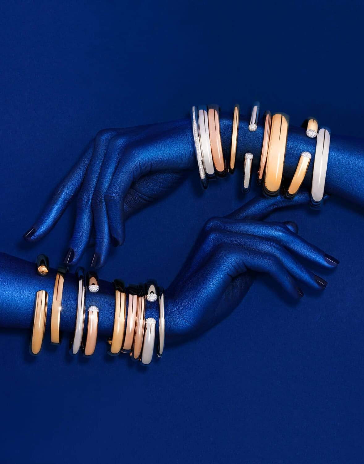 ISABELLE FA-Flix Flex Oval 11 Bangle - 56-ROSE GOLD