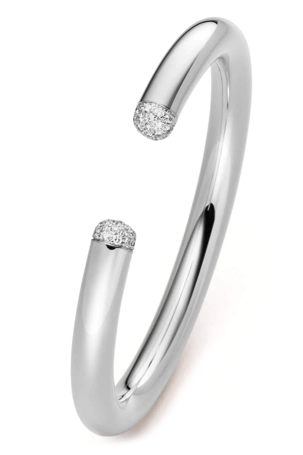 ISABELLE FA-Flix Flex Round 7 Pave Bangle - 59-WHITE GOLD