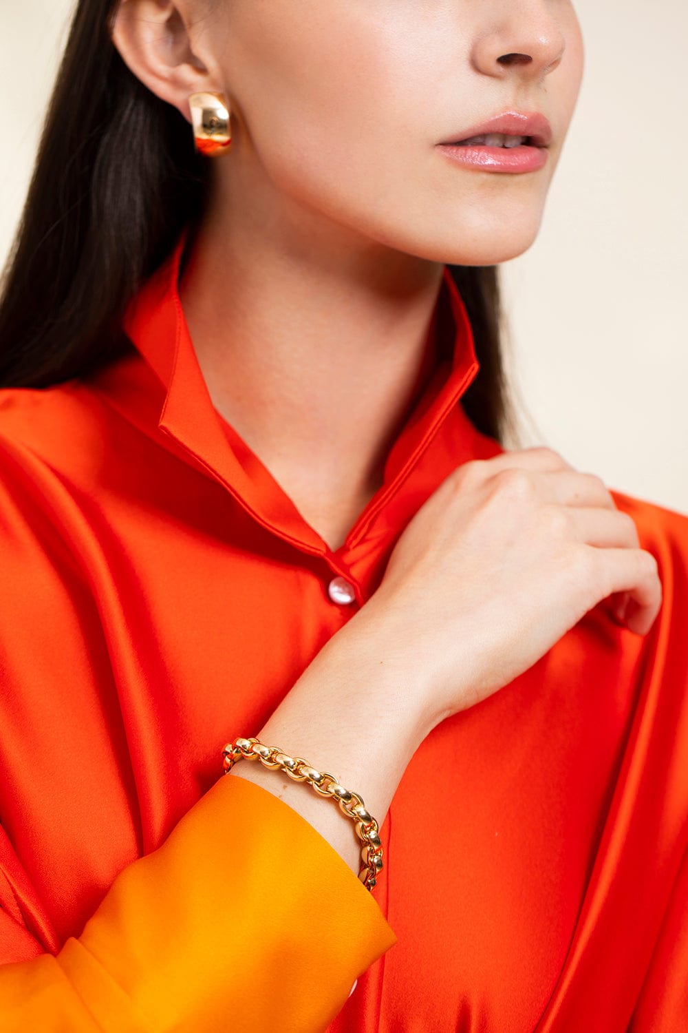 ISABELLE FA-ChaCha Pave Bracelet-YELLOW GOLD