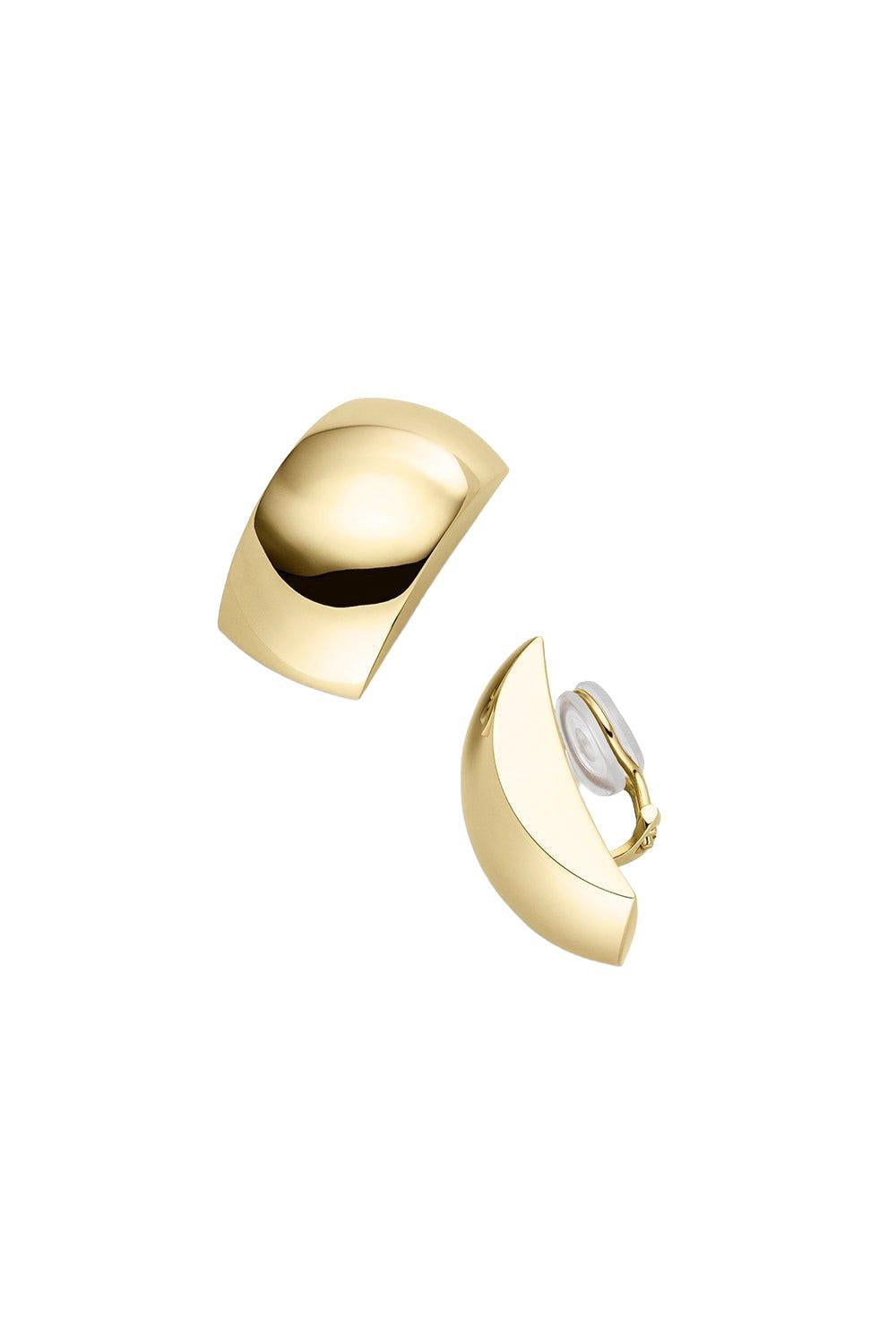Tonneau 25 Ear Clip - Yellow Gold-YELLOW GOLD-JEWELRYFINE JEWELEARRING-ISABELLE FA