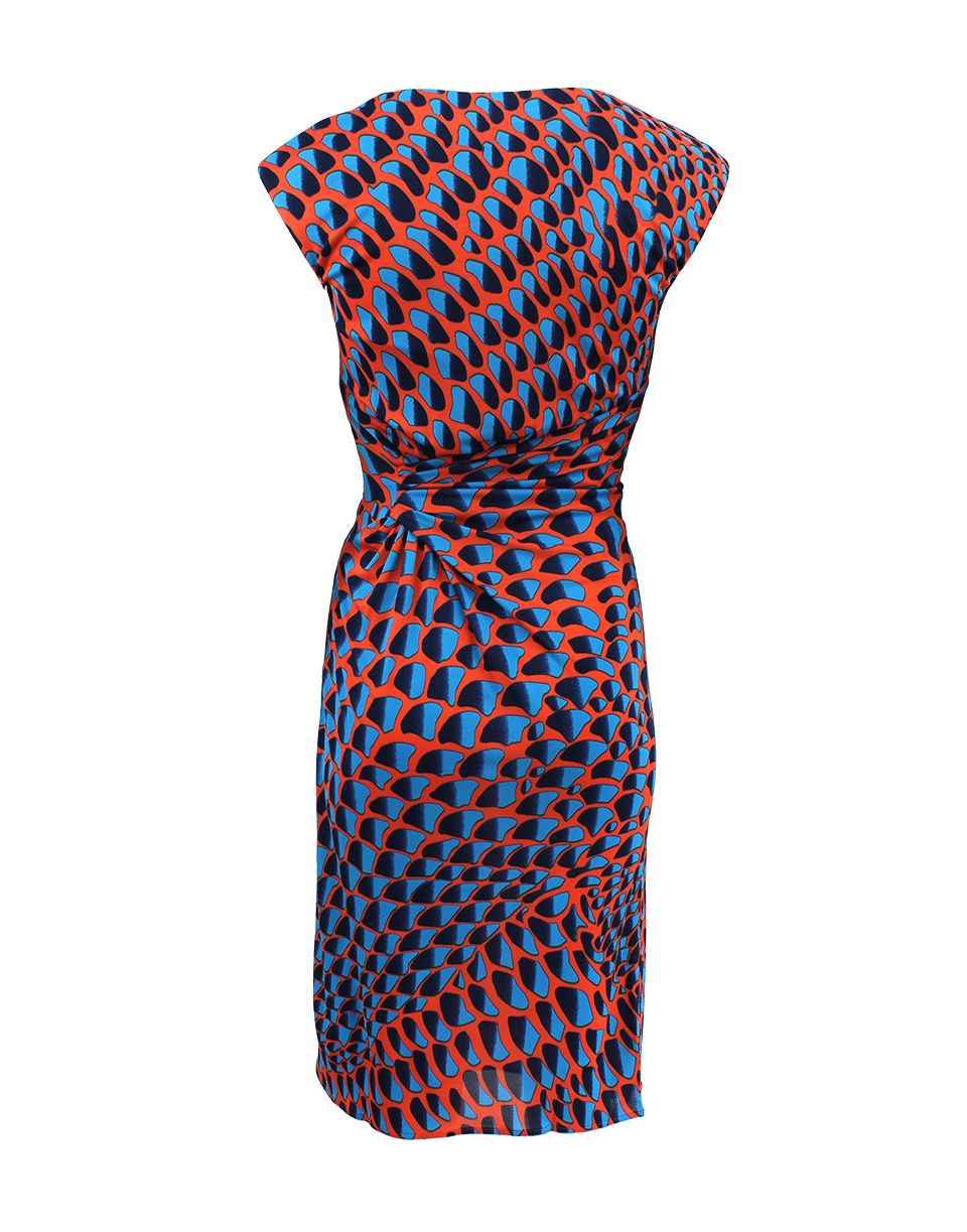 ISSA-Jersey Side Ruch Dress-