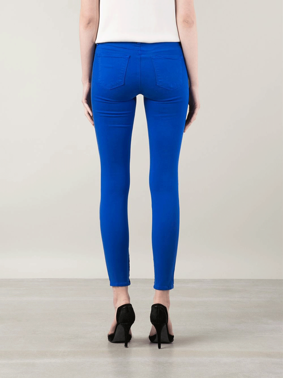 J BRAND-Mid-Rise Ankle Length Jean-