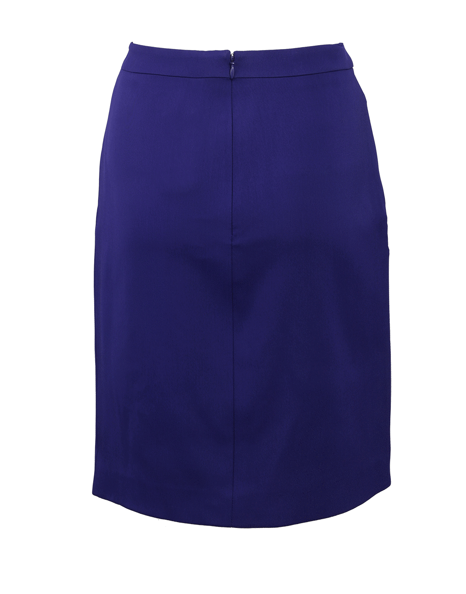 J MENDEL-Knee Length Asymmetrical Skirt-