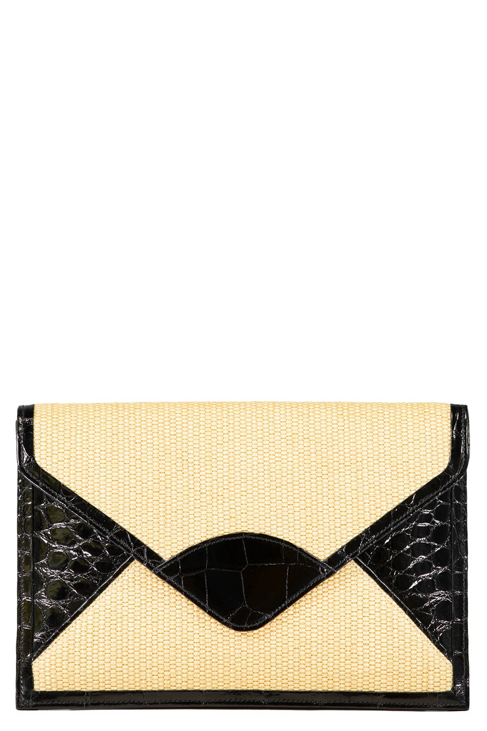 JADA LOVELESS-Envelope Clutch - Black-BLACK
