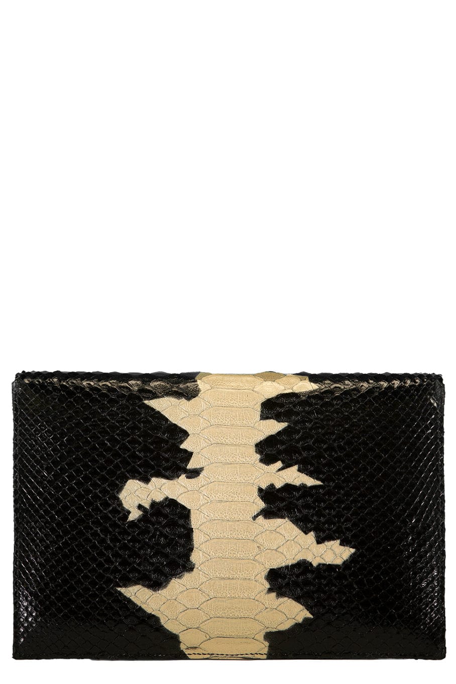 JADA LOVELESS-Envelope Clutch - Black Gold-BLK/GLD
