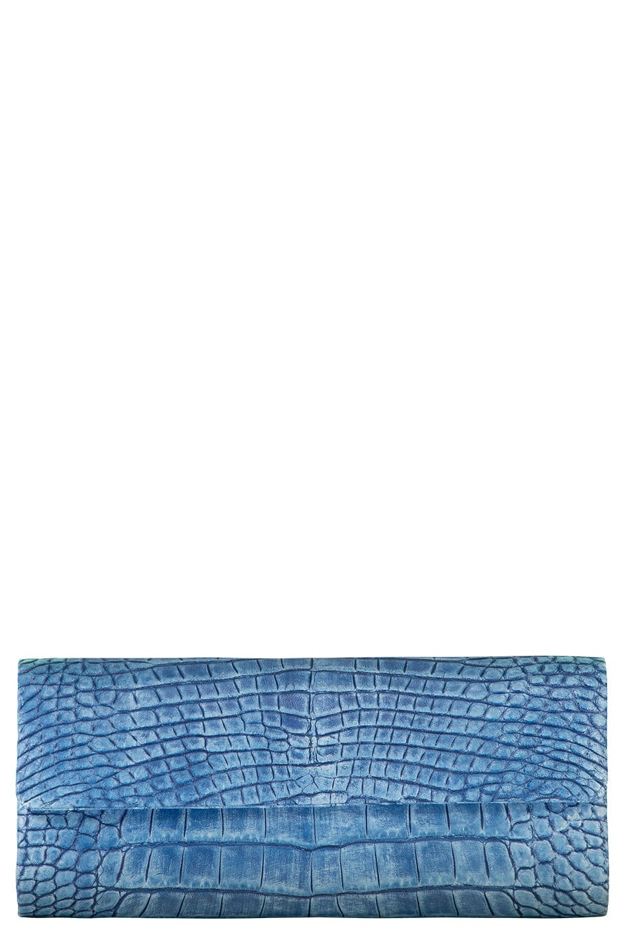 JADA LOVELESS-East West Clutch - Blue White-BLUE/WHT
