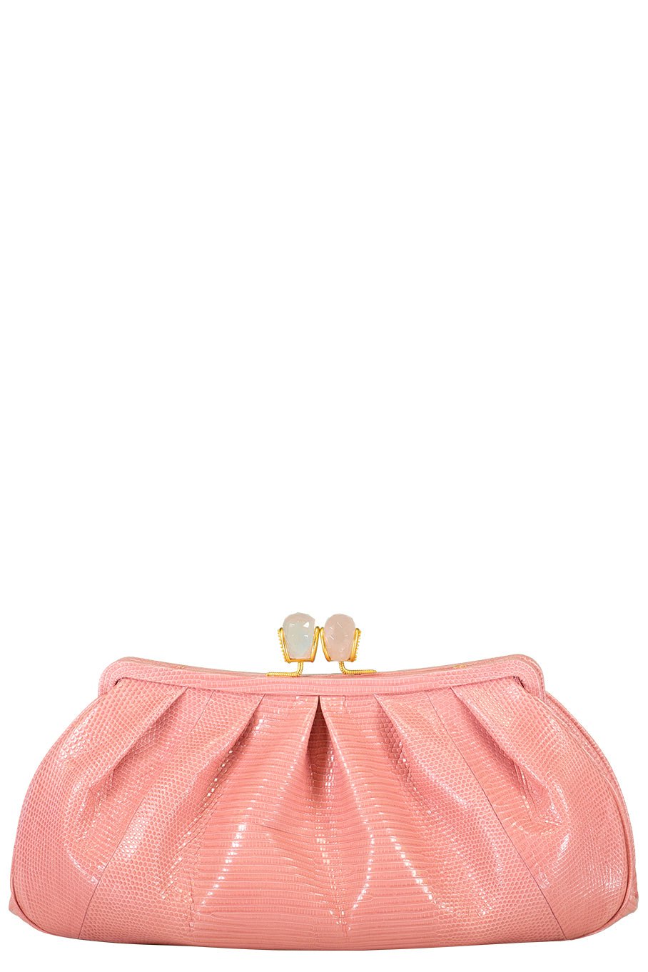 JADA LOVELESS-Kisslock Clutch - Blush Pink-BLUSHPNK