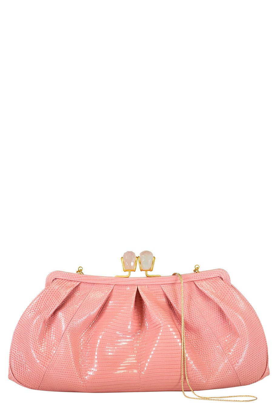 JADA LOVELESS-Kisslock Clutch - Blush Pink-BLUSHPNK