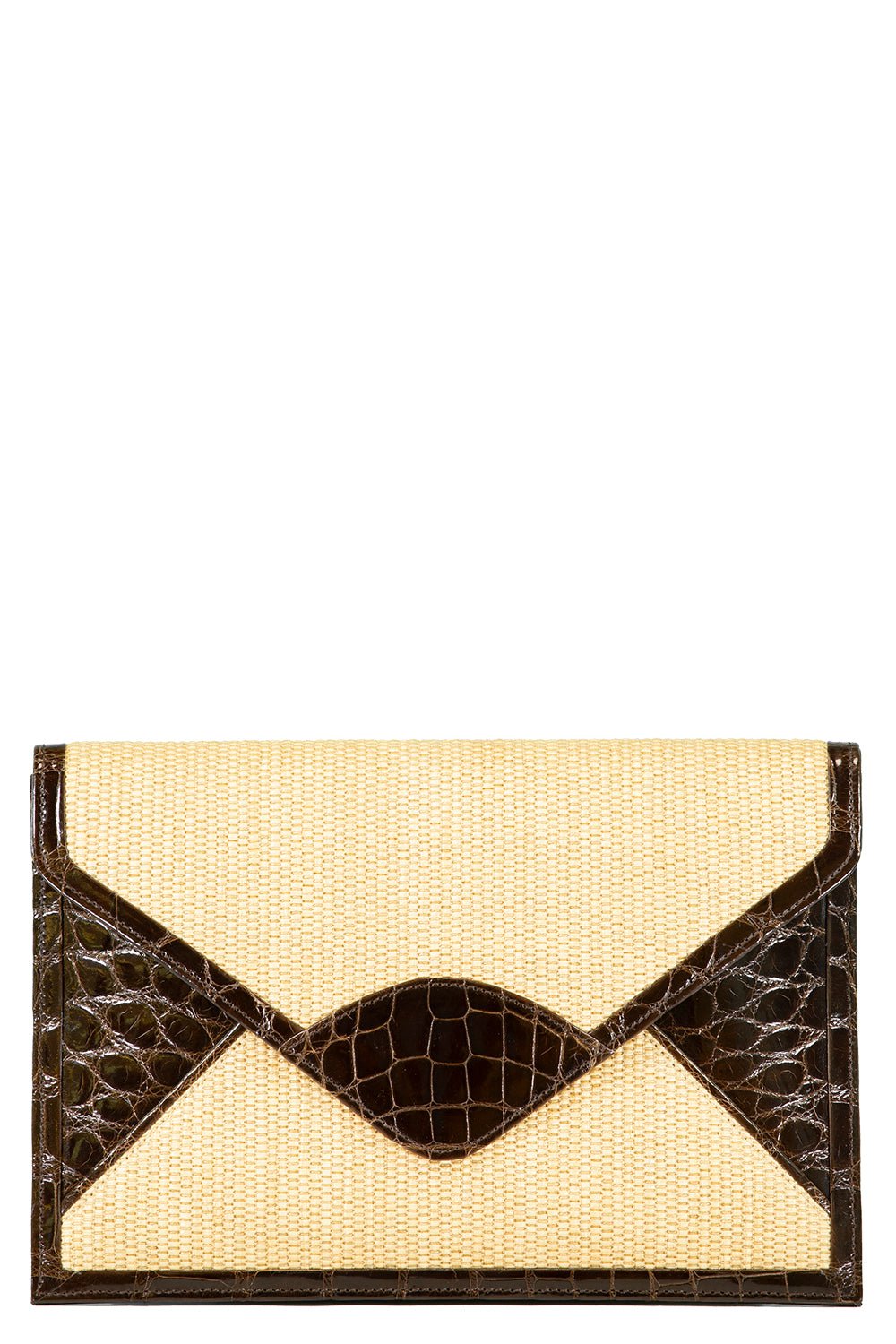 JADA LOVELESS-Envelope Pouch - Chocolate Brown-CHOBRWN