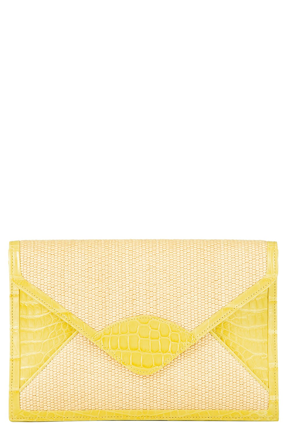 JADA LOVELESS-Envelope Clutch - Canary Yellow-CANARY YELLOW