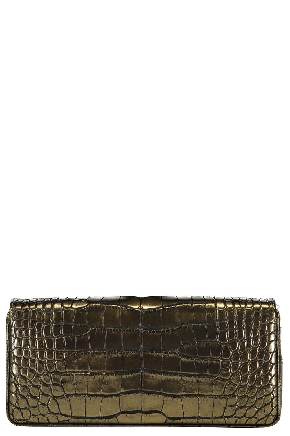 JADA LOVELESS-Parker Box Clutch - Gold-GOLD