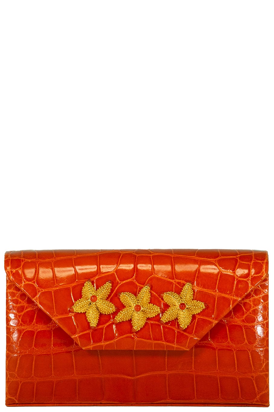JADA LOVELESS-Isabel Box Clutch - Orange-ORANGE