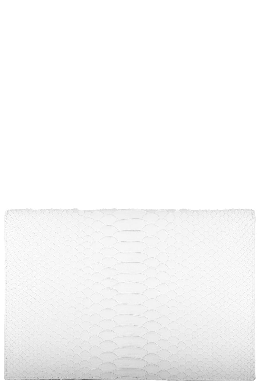 JADA LOVELESS-Envelope Clutch - White-WHITE