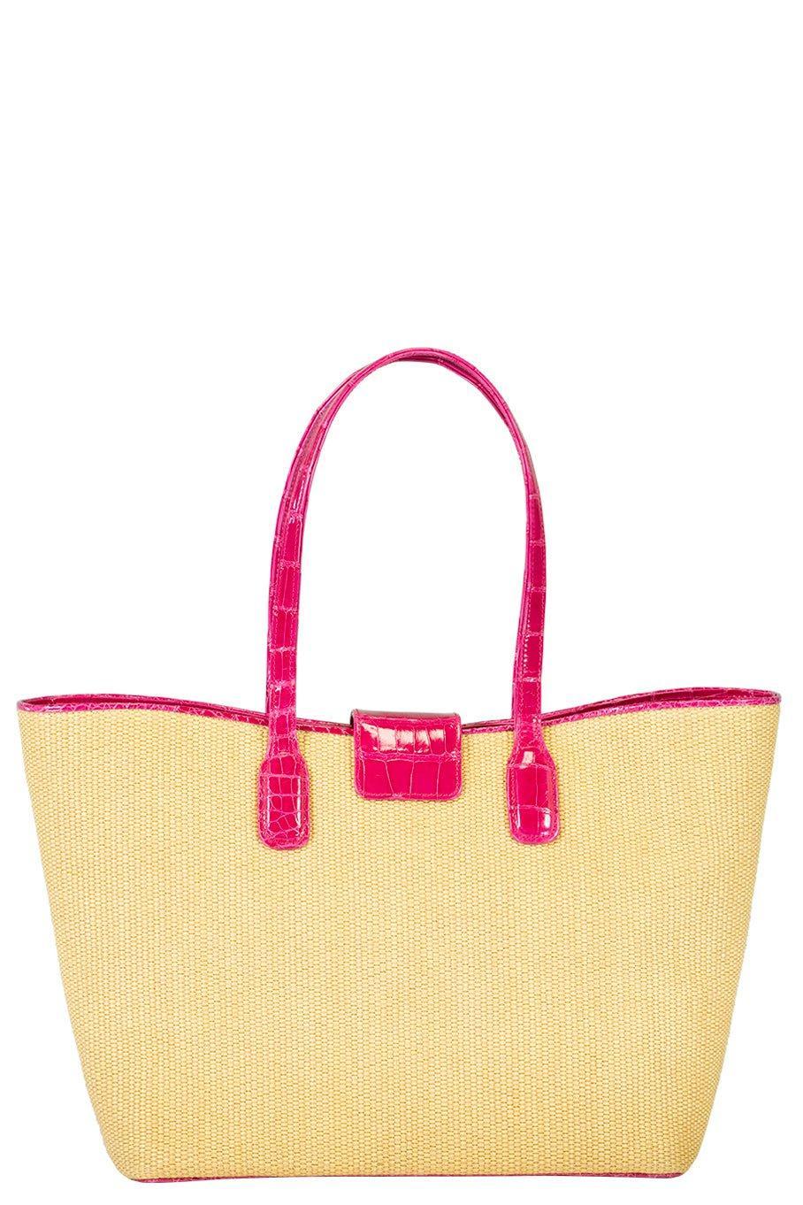 JADA LOVELESS-Island Tote - Bright Pink-BRT PINK