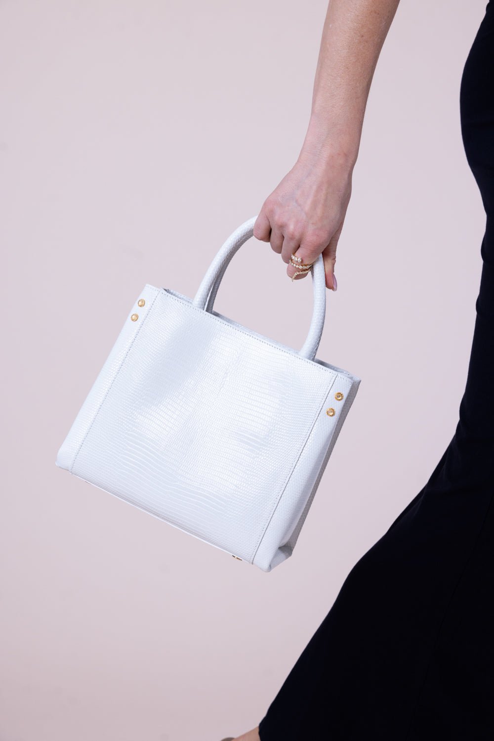 JADA LOVELESS-Small Tote - White-WHITE