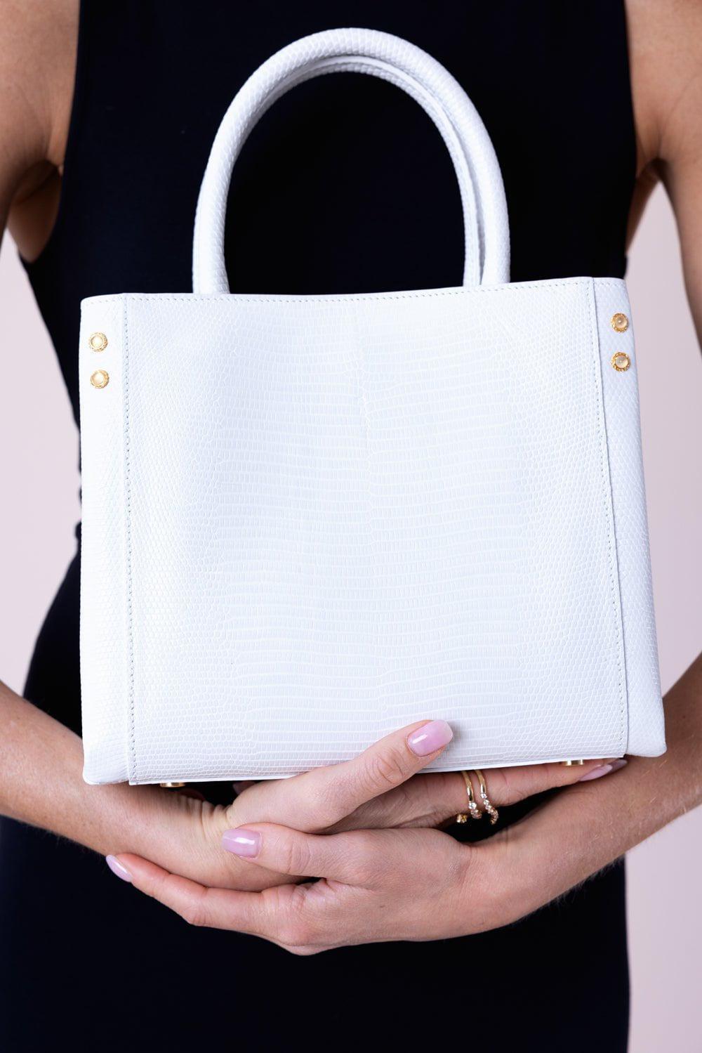 JADA LOVELESS-Small Tote - White-WHITE