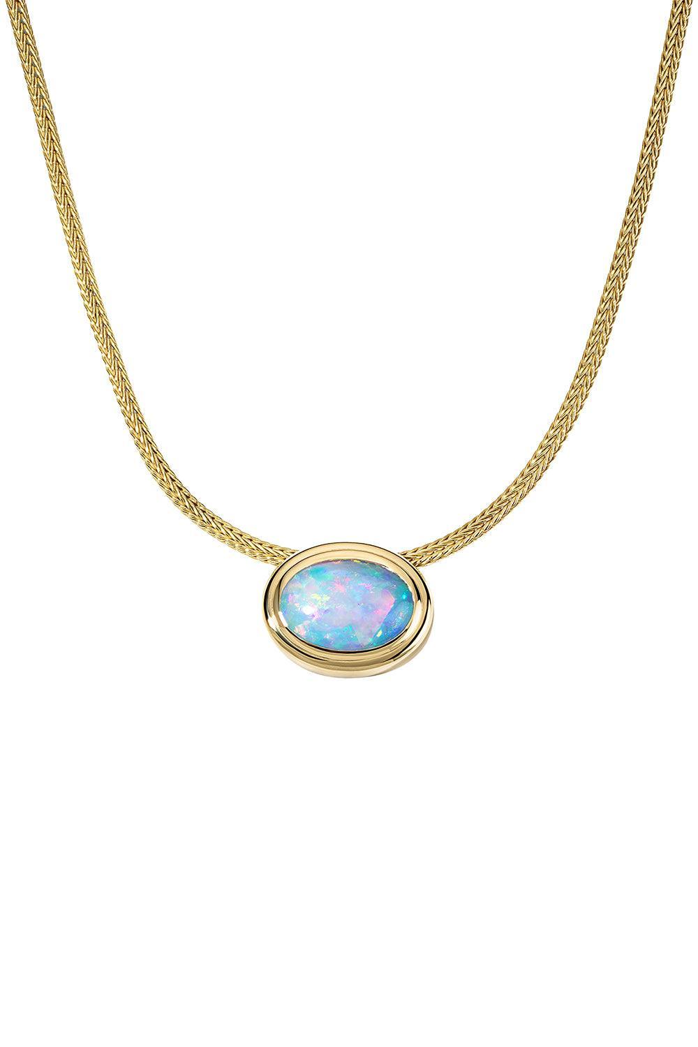 Opal Josephine Necklace-YELLOW GOLD-16.5-JEWELRYFINE JEWELNECKLACE O-JADE RUZZO