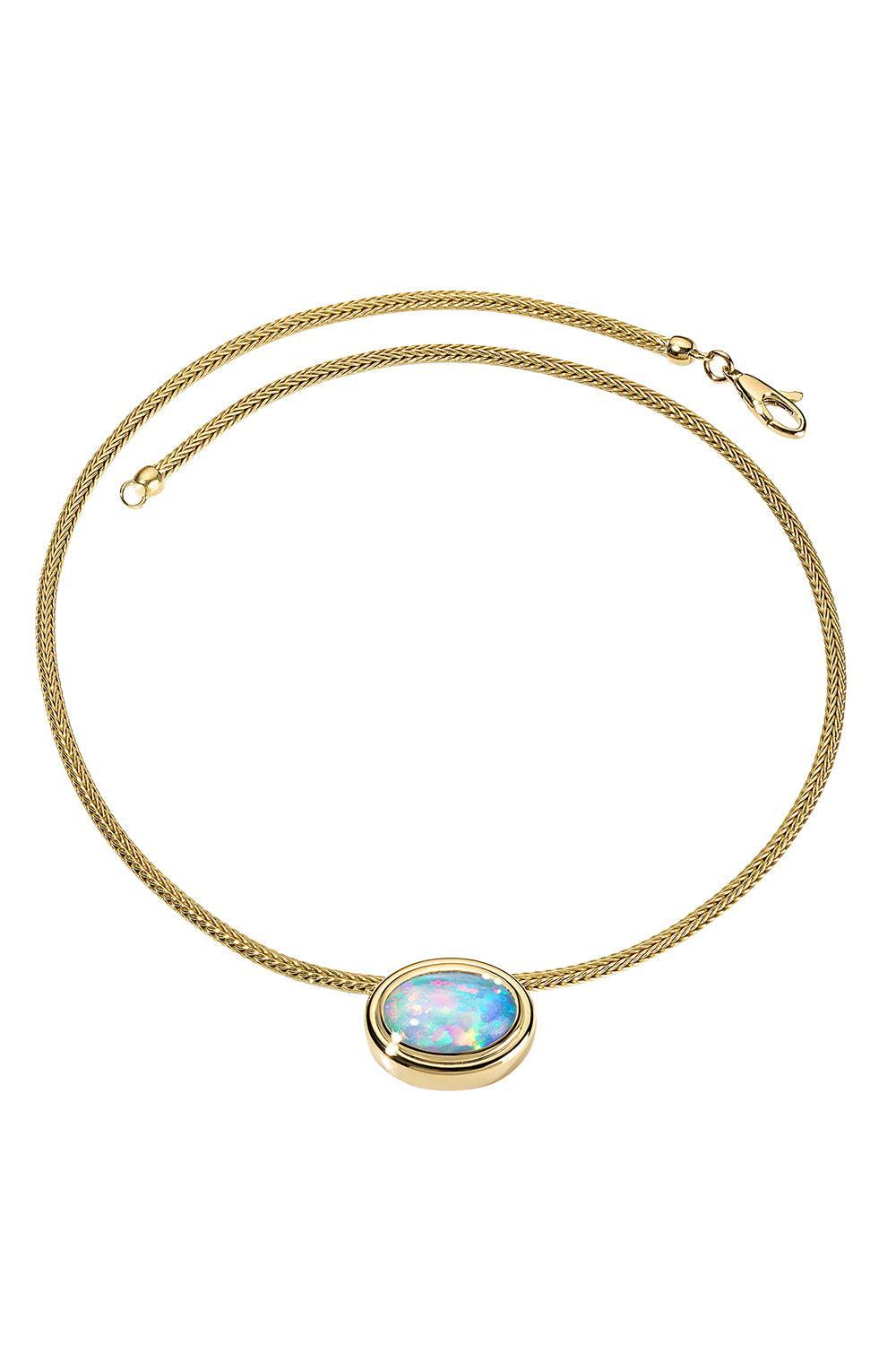 Opal Josephine Necklace-YELLOW GOLD-16.5-JEWELRYFINE JEWELNECKLACE O-JADE RUZZO