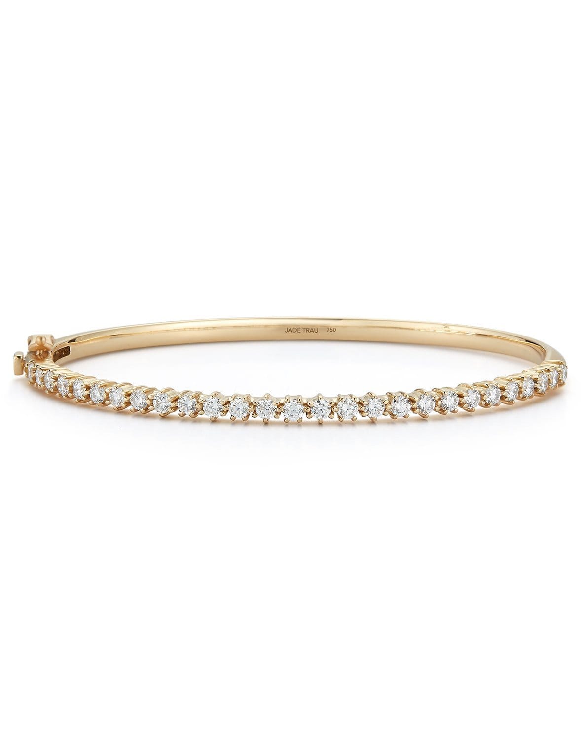 JADE TRAU-Catherine Diamond Cuff - Medium-YELLOW GOLD
