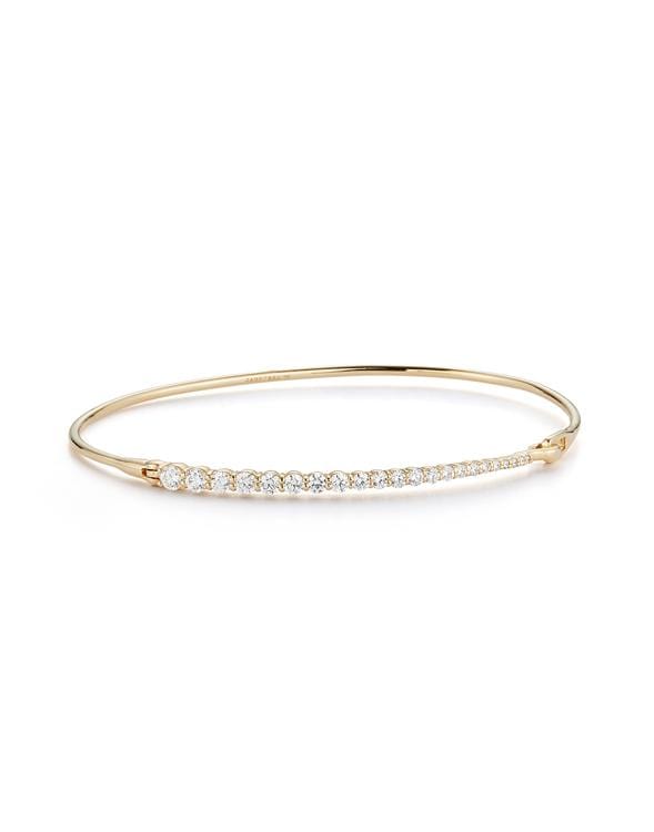 JADE TRAU-Diamond Luna Cuff Bracelet-YELLOW GOLD