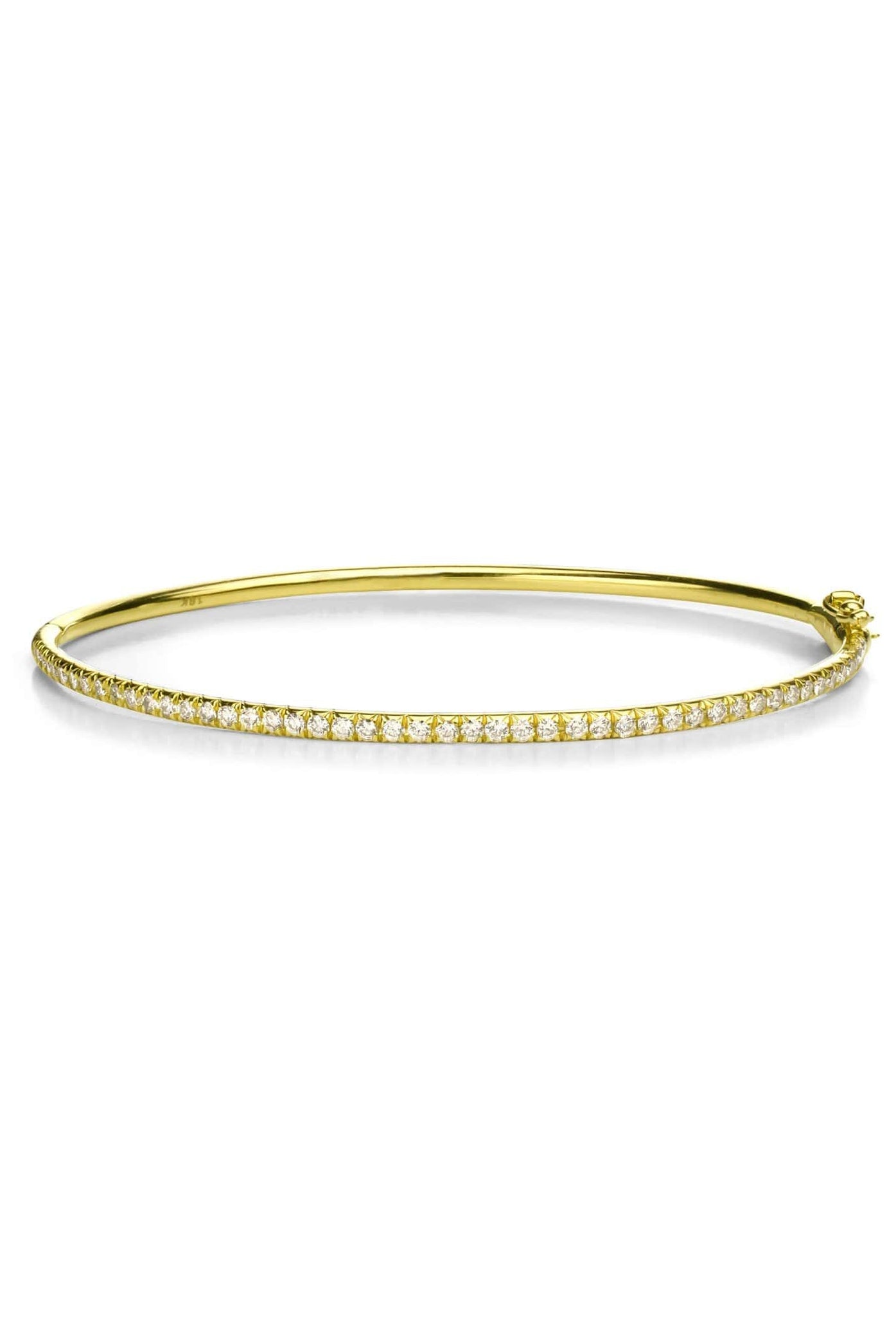 JADE TRAU-Pave Diamond Cuff - Medium-YELLOW GOLD