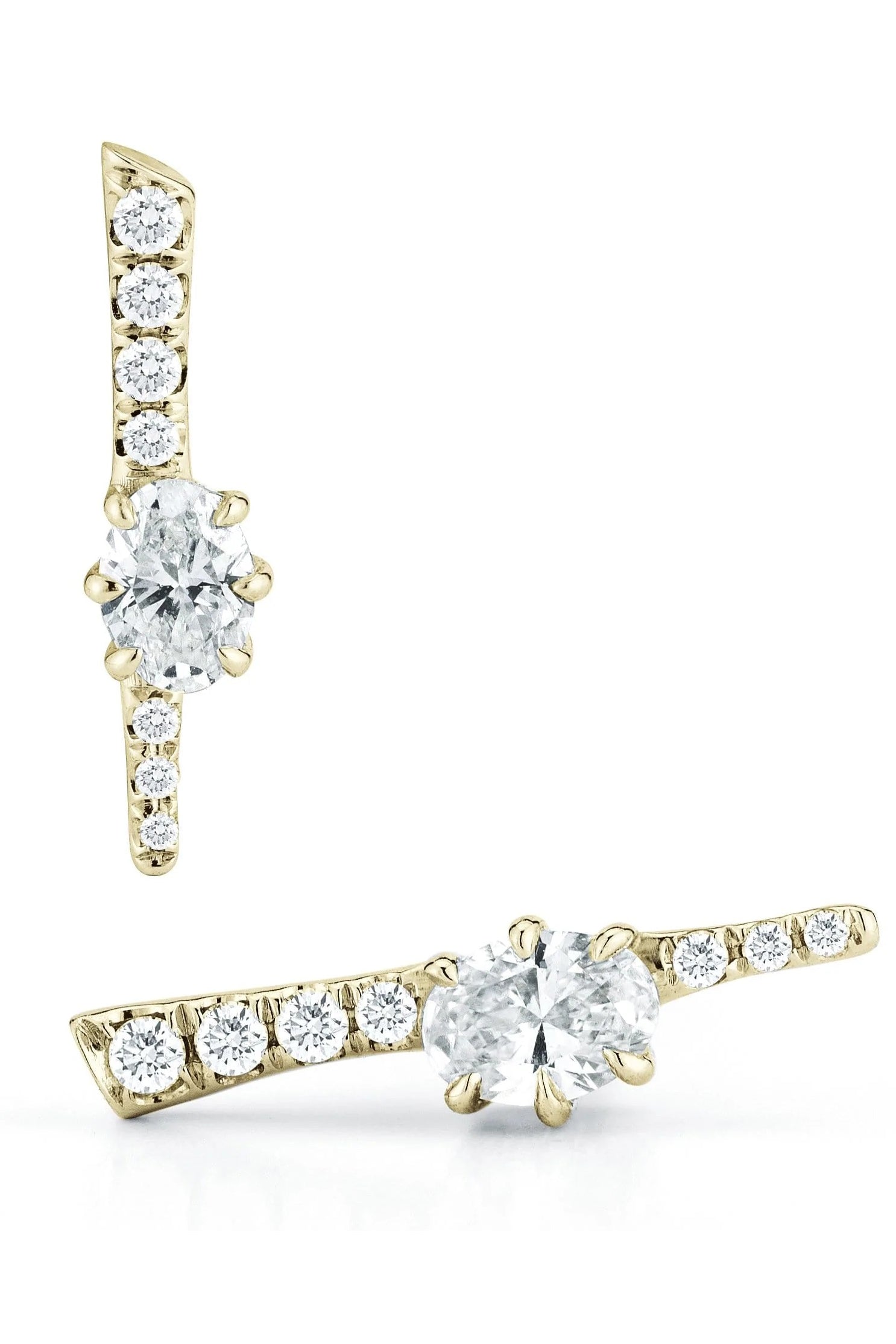 Rae Diamond Pave Studs | JADE TRAU – Marissa Collections