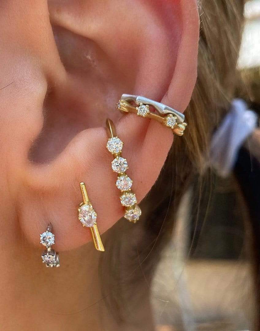 JADE TRAU-Rae Studs-YELLOW GOLD