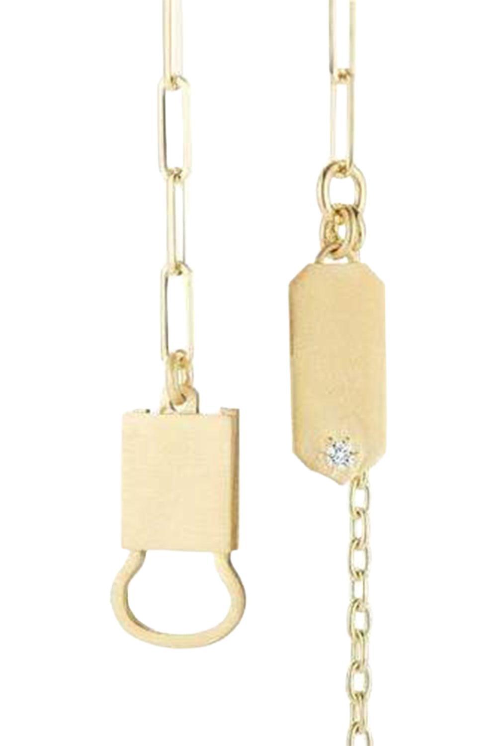 Betty Chain Necklace-YELLOW GOLD-JEWELRYFINE JEWELNECKLACE O-JADE TRAU