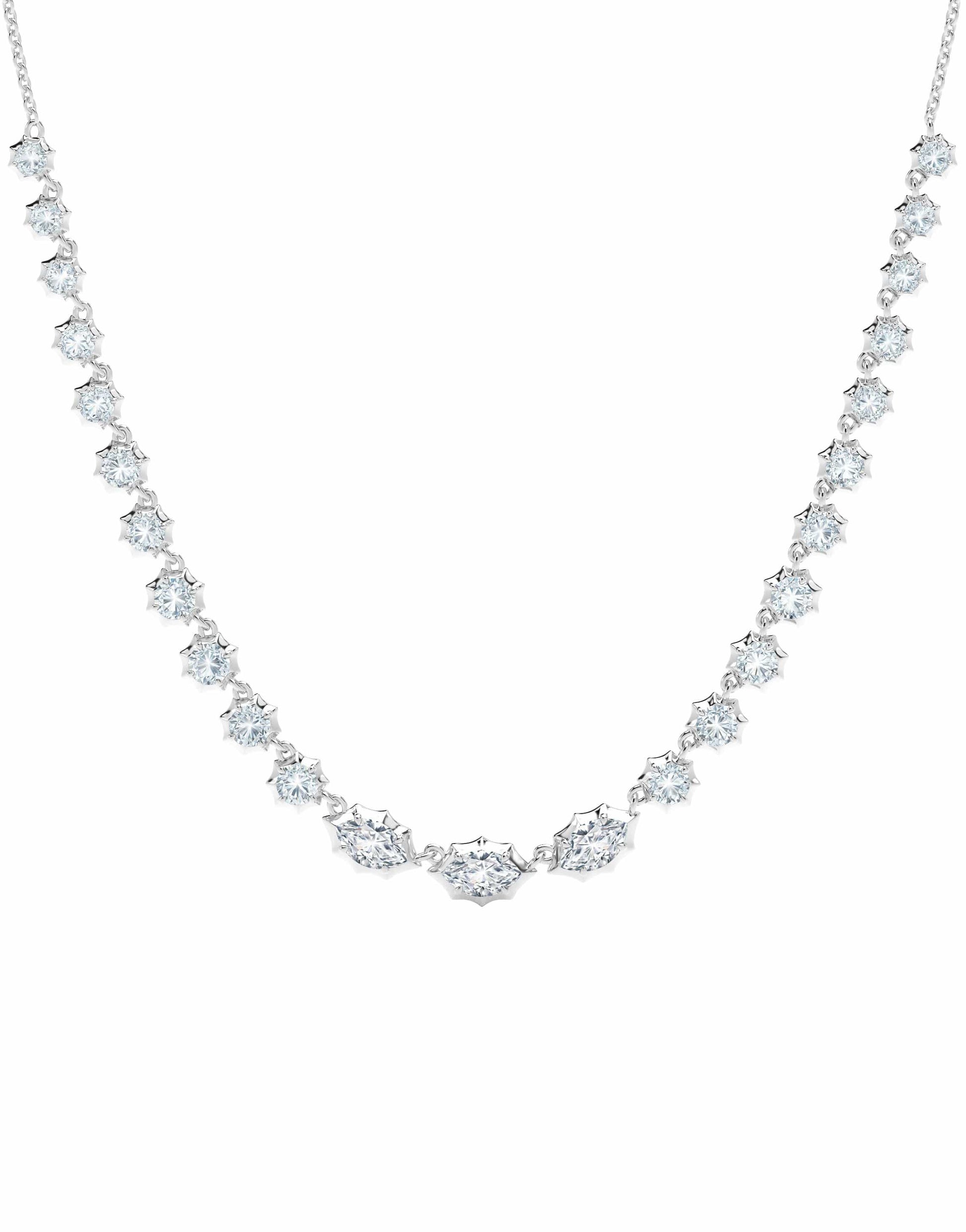 JADE TRAU-Maverick Riviera Necklace-WHITE GOLD