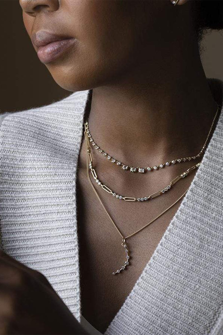 JADE TRAU-Cuban Link Chain-YELLOW GOLD