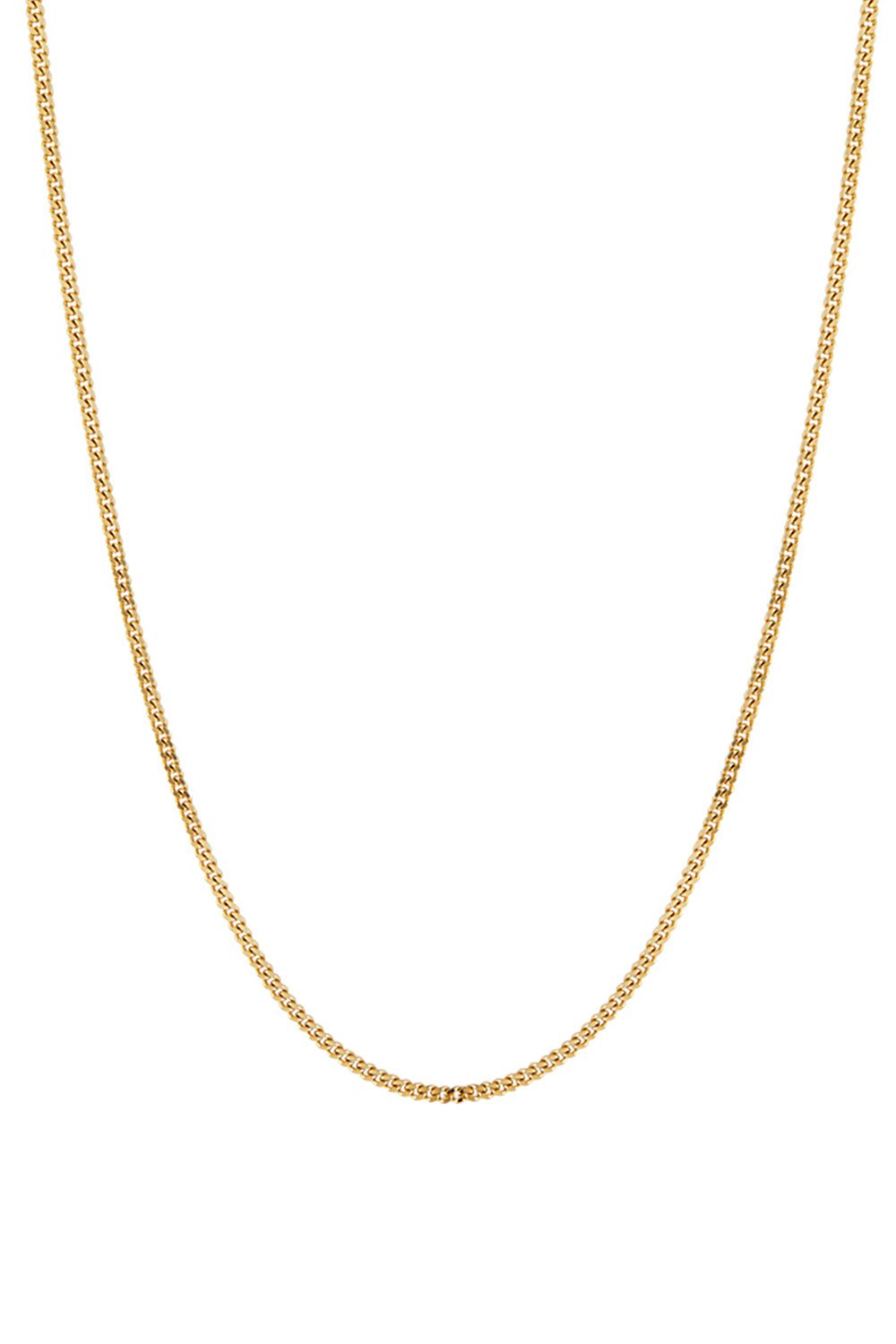 JADE TRAU-Curb Chain Number 50-YELLOW GOLD