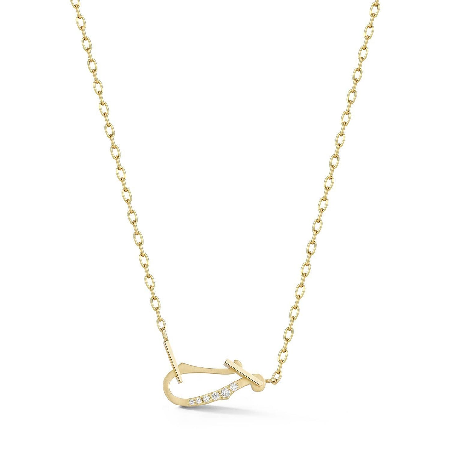 JADE TRAU-Diamond Lola Necklace-YELLOW GOLD