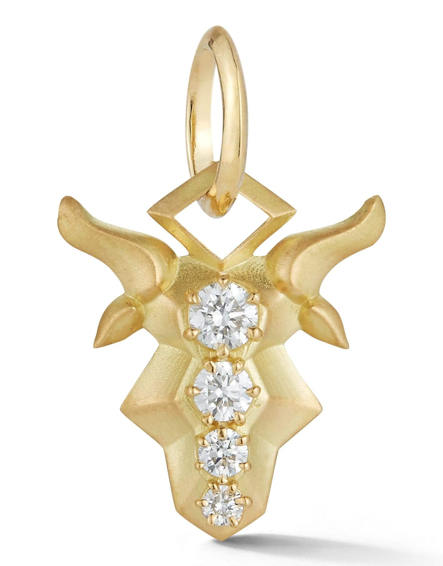 JADE TRAU-Capricorn Charm-YELLOW GOLD