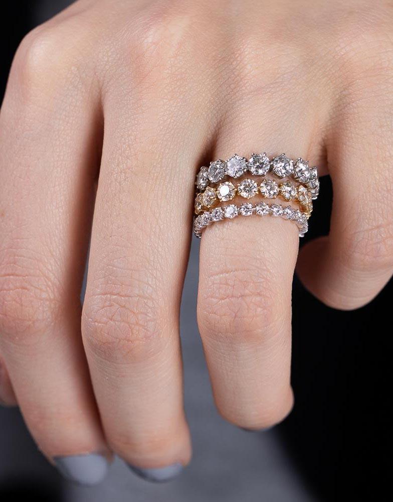 JADE TRAU-Catherine Eternity Band No. 1-WHITE GOLD