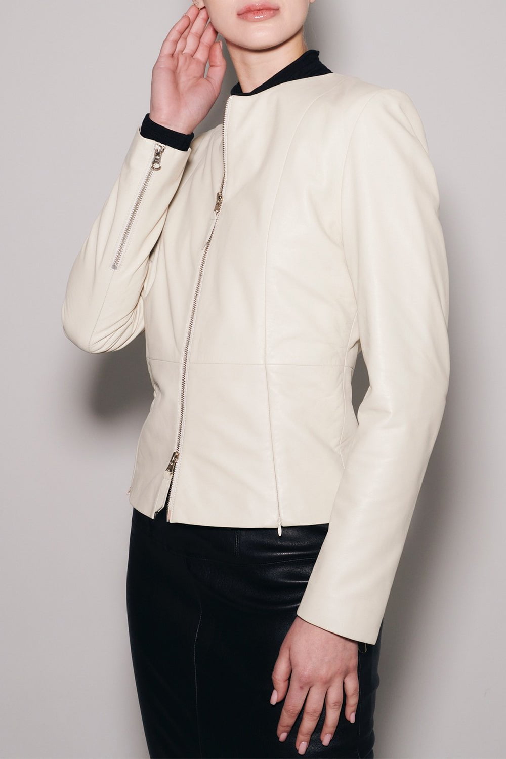 GIACCA LUSSO-Blair Jacket - Off White-