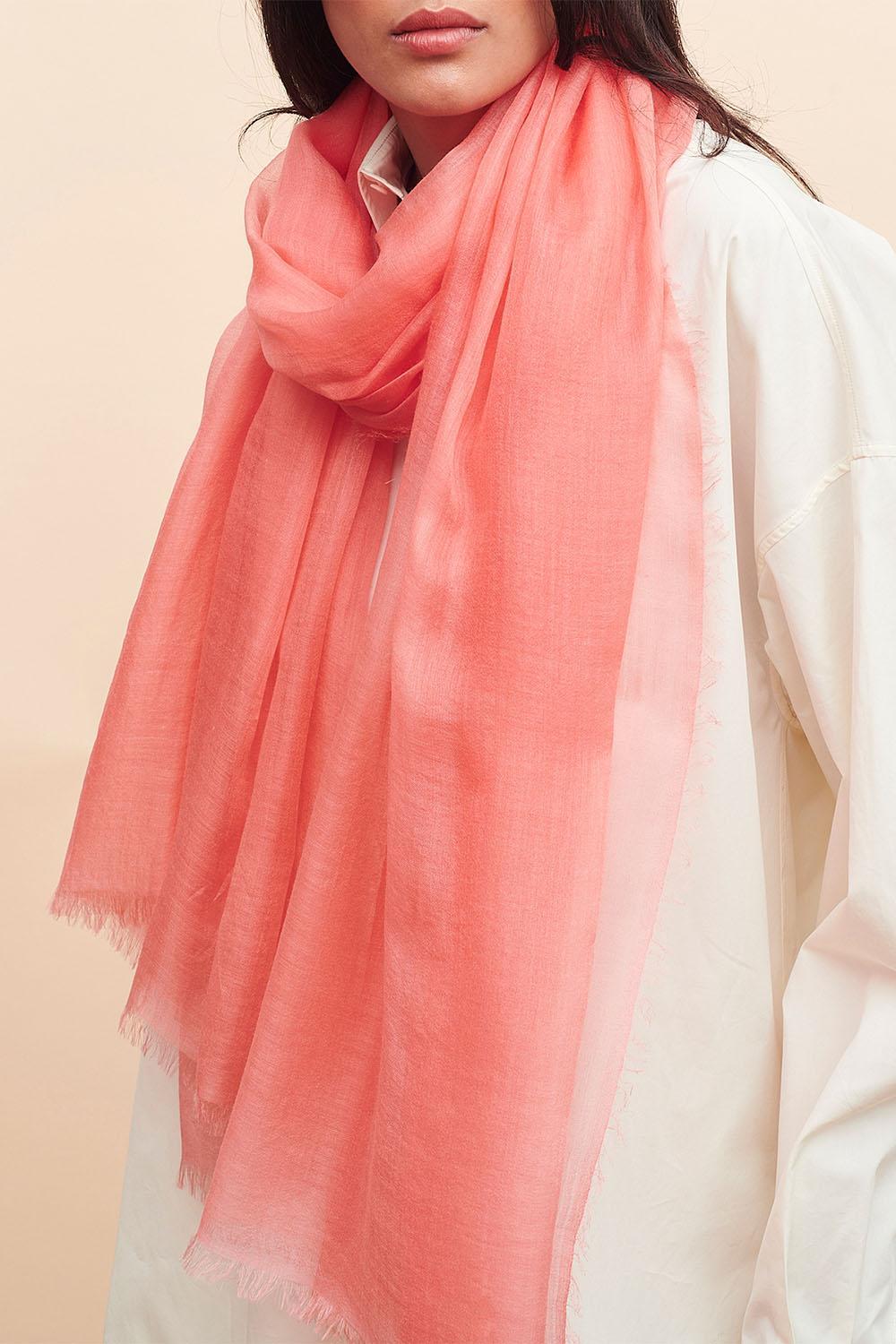 The Cloud Scarf - Diva-ORANGE-ACCESSORIESCARVES-JANE CARR