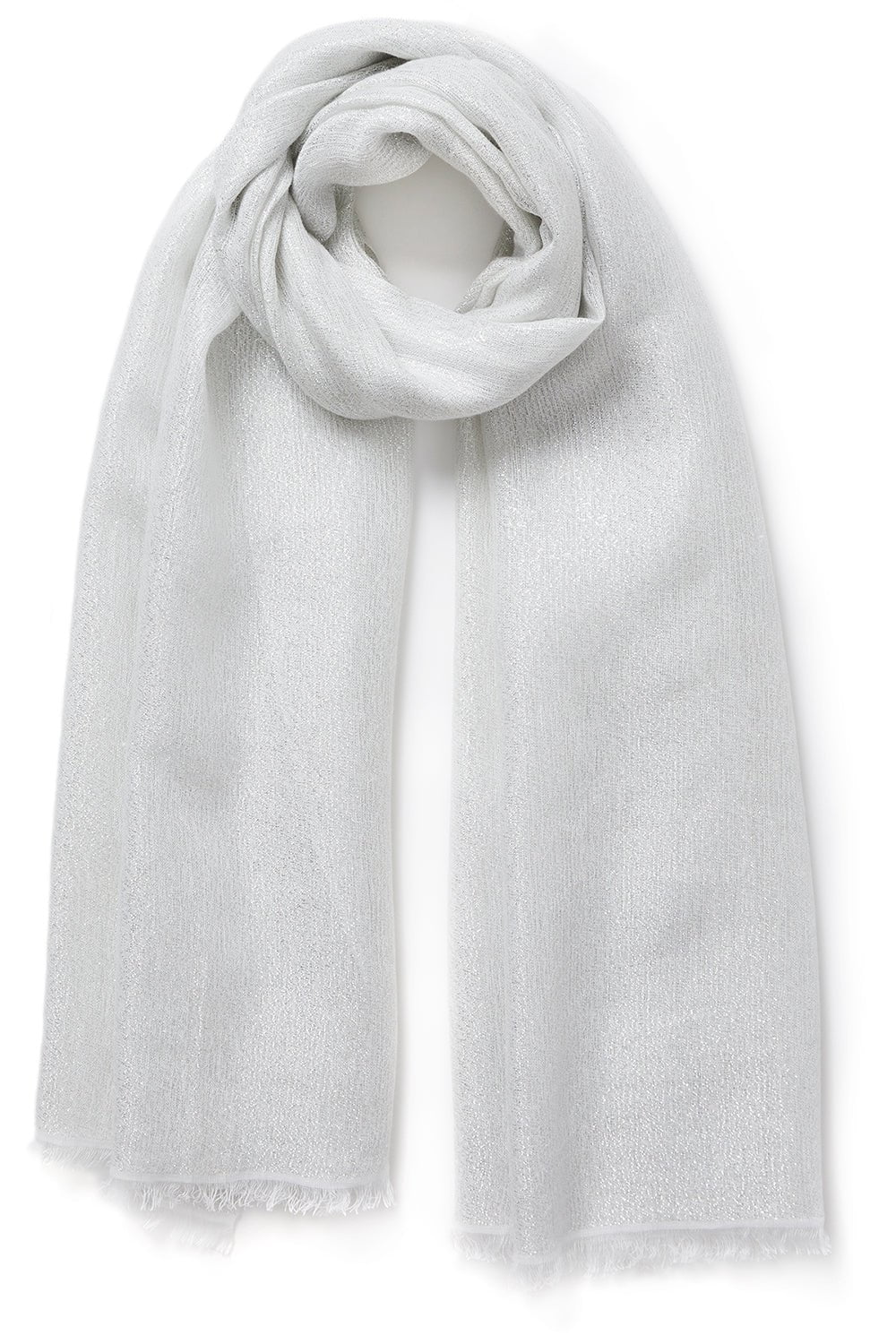 JANE CARR-Summer Cosmos Scarf - White-WHITE