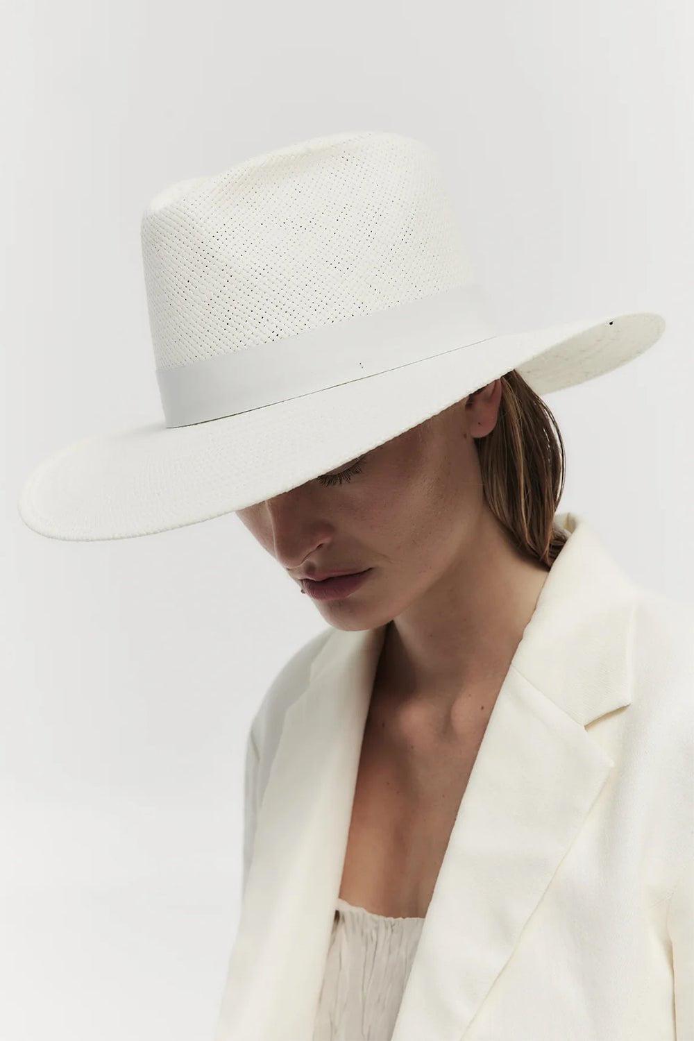 JANESSA LEONE-Hamilton Hat-BLEACH