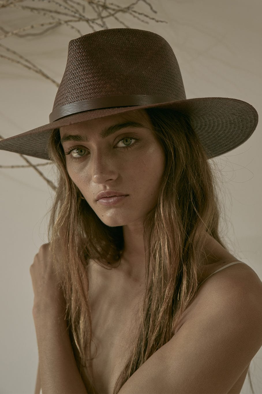 JANESSA LEONE-Scarlette Straw Hat-