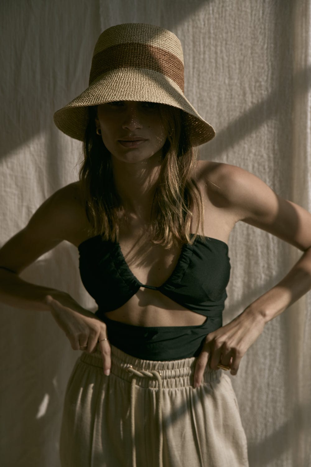 JANESSA LEONE-Monti Straw Hat-