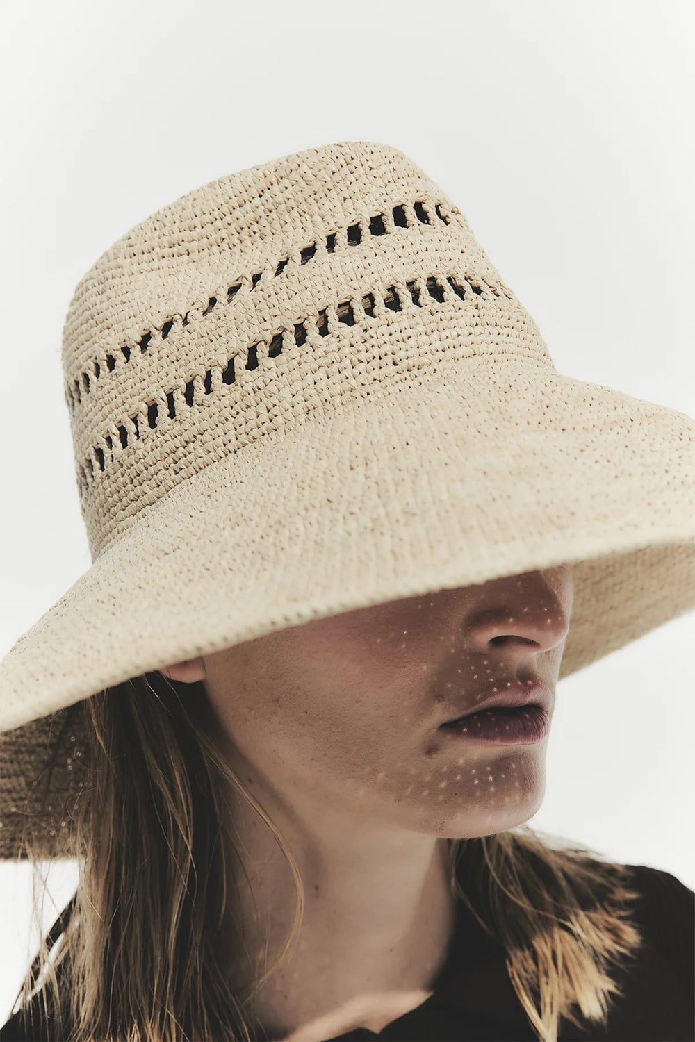 JANESSA LEONE-Harlow Hat-NATURAL