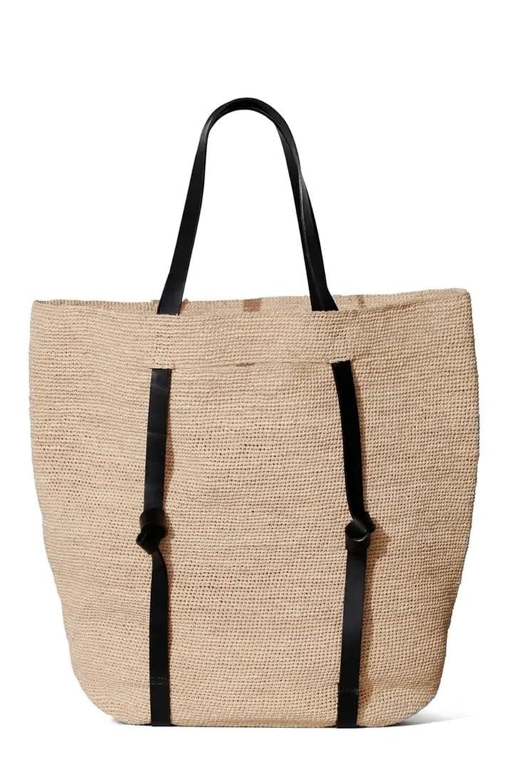 JANESSA LEONE-Tanner Bag-NATURAL
