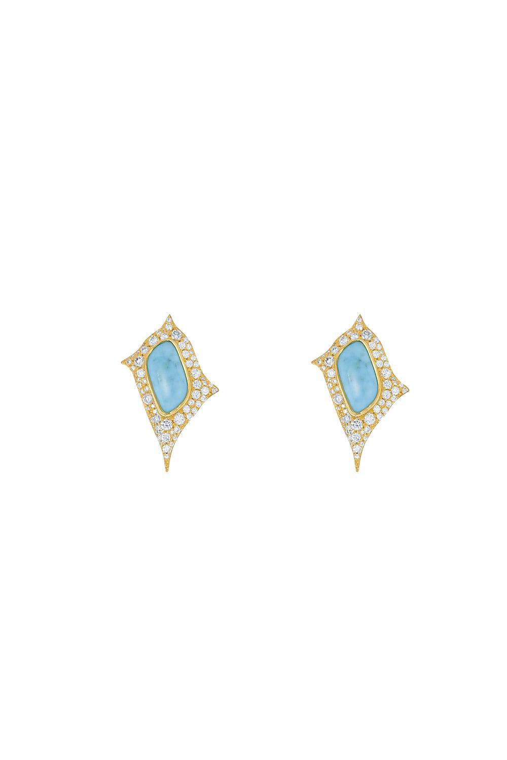 Turquoise Diamond Earrings | JARED LEHR – Marissa Collections