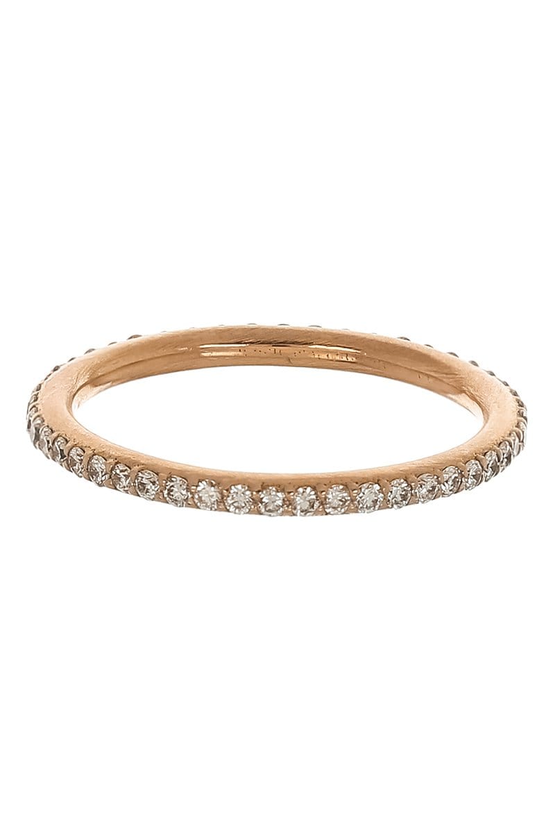 JARED LEHR-Thin Diamond Band-ROSE GOLD
