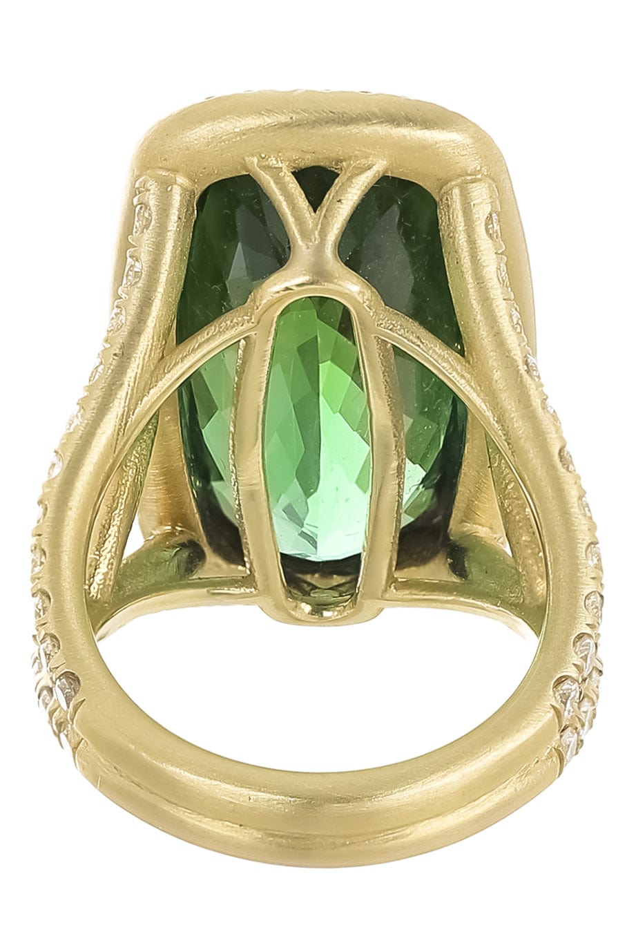 JARED LEHR-Green Tourmaline Ring-YELLOW GOLD